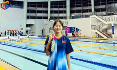 Quang Ninh athletes win six gold medals at 2026 Asian Finswimming Championship