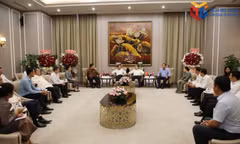Provincial Party Secretary receives delegations from Three Northern Lao Provinces