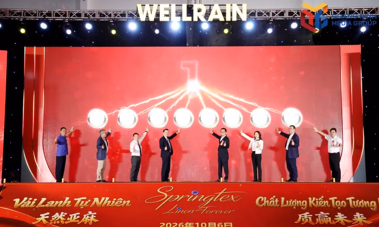 Wellrain greige and dyed fabric plant inaugurated at Hai Ha Industrial Park