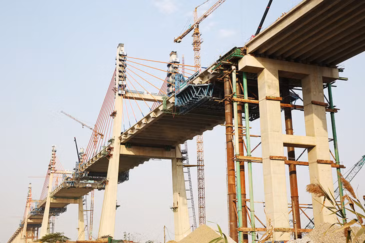 To date, 96 percent of the work has been fulfiled. 