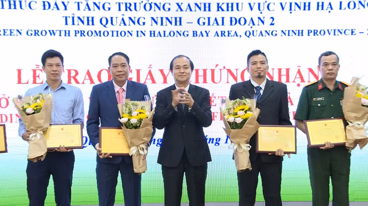 The certificate-awarded units will be listed in the provincial white book on green growth