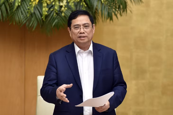 Prime Minister Pham Minh Chinh. Photo: VGP