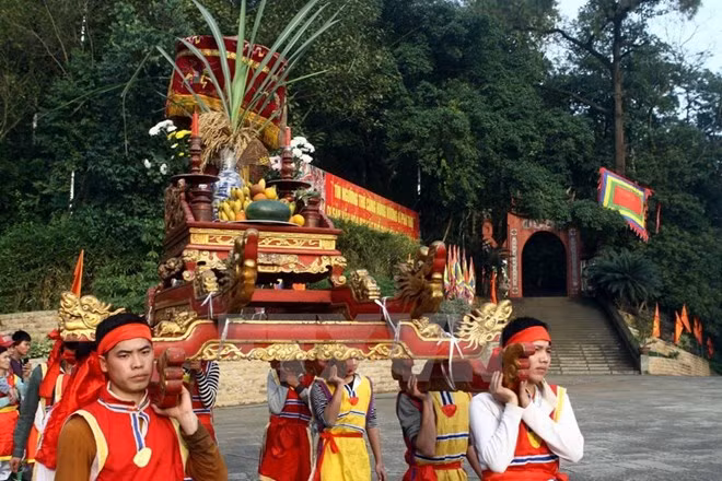 The worship of Hung Kings in Phu Tho province recognised as a UNESCO Intangible Cultural Heritage of Humanity in 2012 (Photo: VNA)