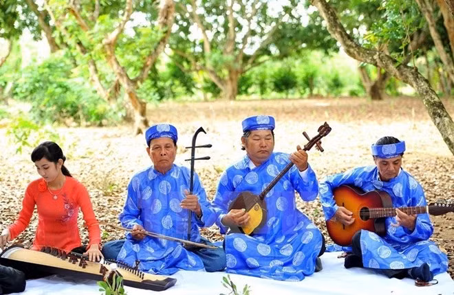 The art of Don ca tai tu music and song in southern Vietnam was named in the list of intangible cultural heirtage of humanity in 2013 (Photo: VNA)