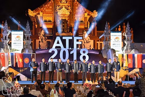 Promoting tourism: The ASEAN Tourism Forum 2018 was held in Thailand in January this year. — Photo baochinhphu.vn