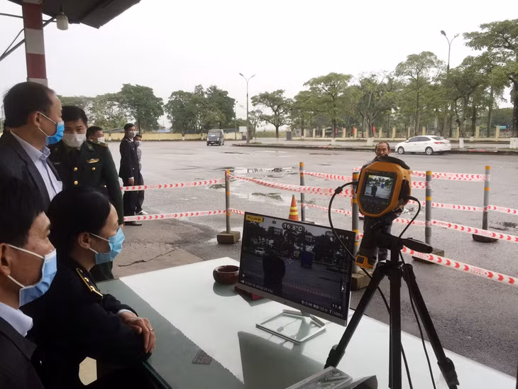 Two remote body temperature gauges have been installed 