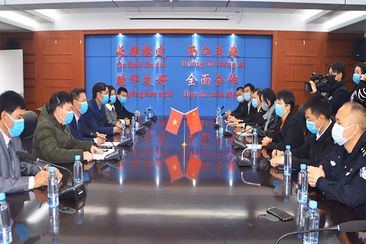At the meeting
