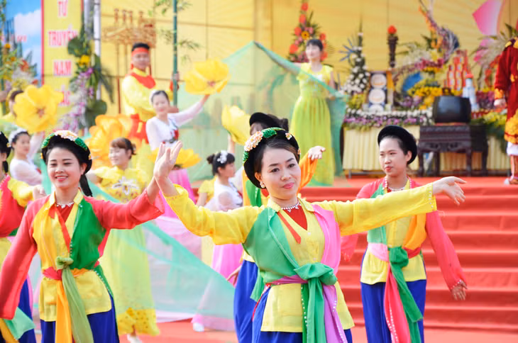 An art performance at the opening ceremony