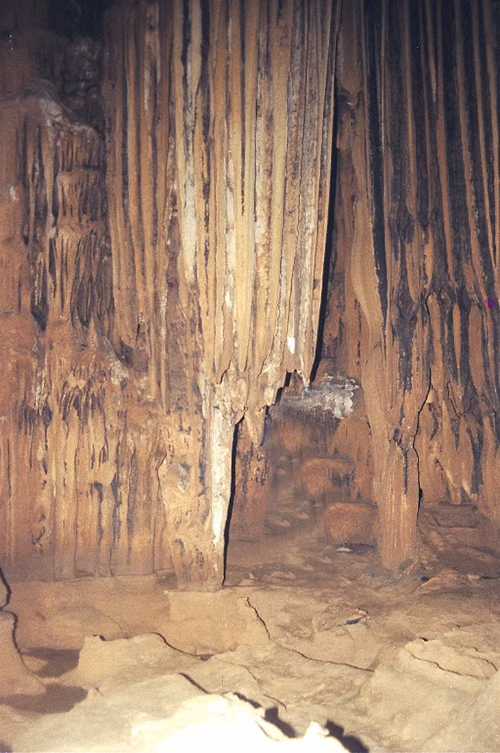 Stalactites look like curtains