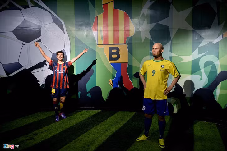 World’s famous football stars Lionel Messi and Ronaldo