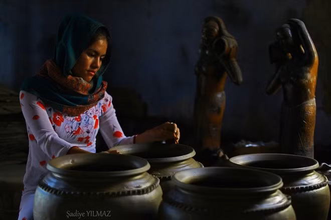Champa lady by Sadiye Yilmaz