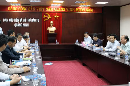 Vice-Chairman of QNPPC chaired the meeting. Photo: QNP