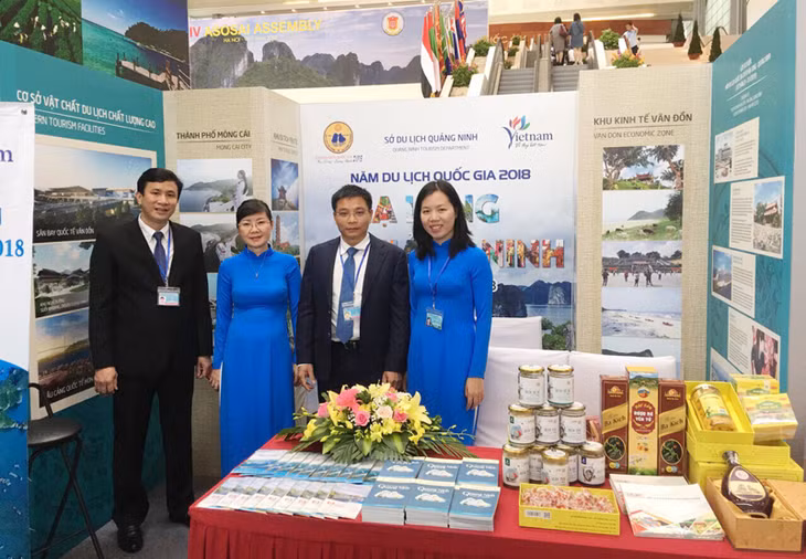Quang Ninh's booth at the exhibition.