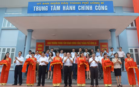 The centre for public administration in Uong Bi City