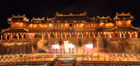 A performance at the opening ceremony of Huế Festival 2012 - Photo: VOV