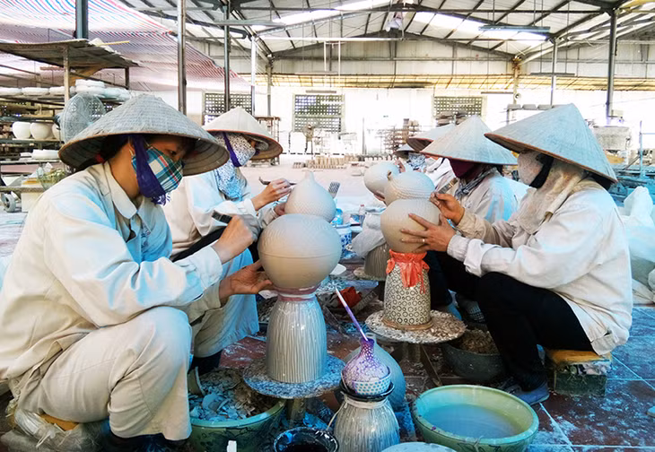 Manufacturing at the Quang Vinh Ltd.,Co. 
