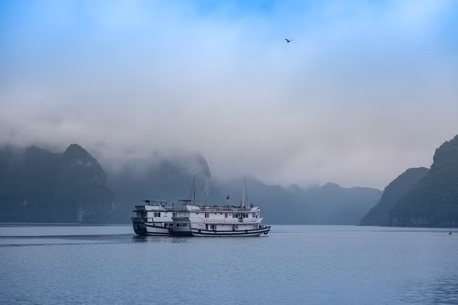 A cruise ship in Ha Long Bay. File photo