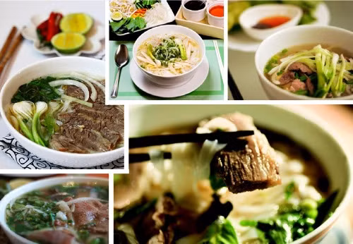 Pho (noodle soup) is a traditional food favored by foreign tourists.