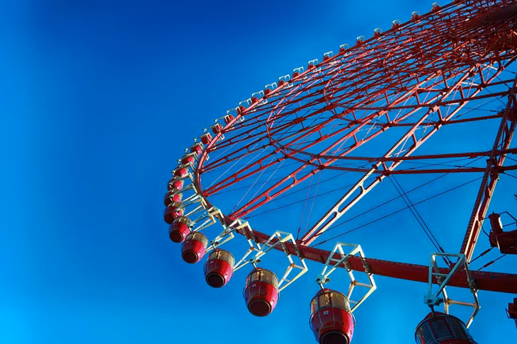 It is said to be the world's highest wheel