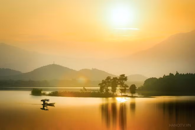 Dong Mo tourism area at sunset