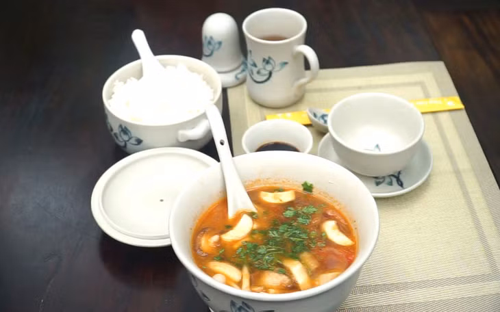 Nutritious termite mushroom soup 