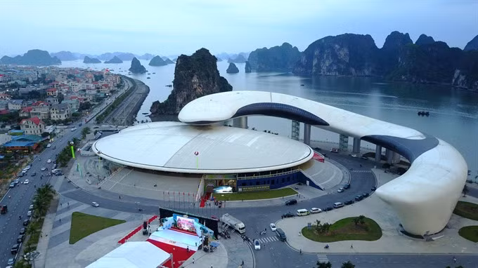 Quang Ninh Province Centre for Planning, Fair and Exhibition is the common hub of exhibitions on te province's socio-economic achievements as well as the venue of domestic and international trade events. — VNA/VNS Photo