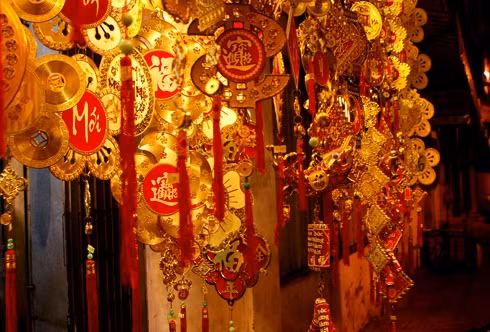 Others opt for large decorative gold coins or bars to wish for more financial success in the new year