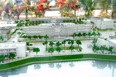 The overview of the first Space Center in the Hoa Lac High-tech Park, Ha Noi, September 19, 2012 - Photo: VGP/Nhat Bac