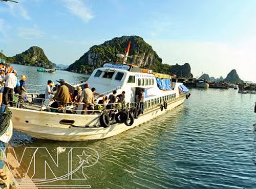 High-speed boats shorten the travel time from the mainland to Co To Island