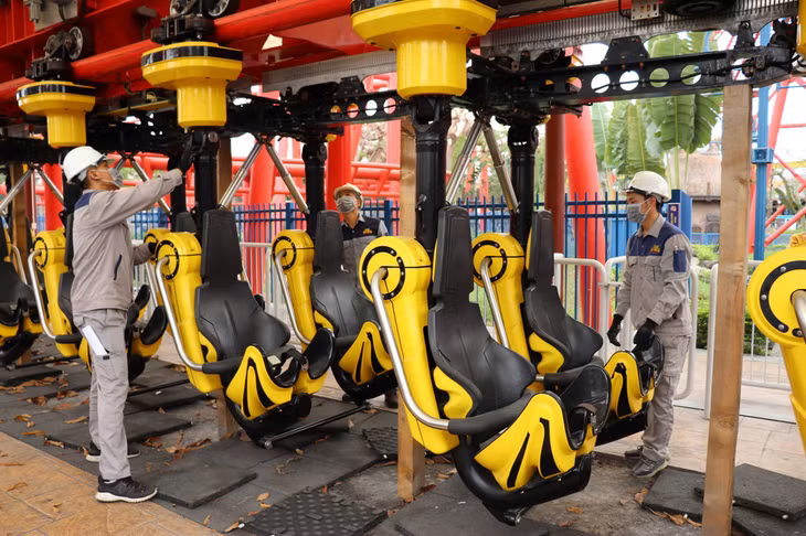 Machines and equipment in Sunworld Compex have already checked for ensure safety for tourists.