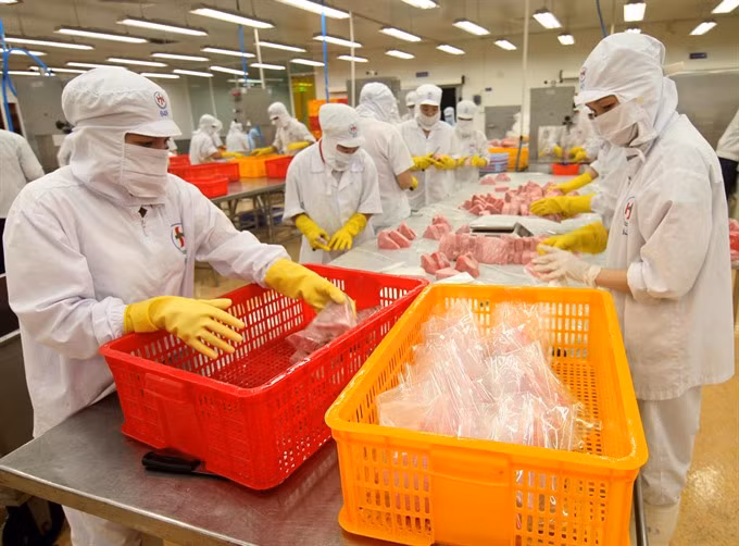 Seafood processed by workers of private Hồng Ngọc Seafood Company at Phú Yên Province’s Hoà Hiệp Industrial Park. Private firms, mostly small- and medium-sized enterprises (SOEs), are considered the spearhead of the Vietnamese economy but their contribution remains modest due to a lack of supportive policies. VNA/VNS Photo Vũ Sinh Read more at http://vietnamnews.vn/economy/507191/vn-needs-strategy-to-promote-private-firms.html#ZwRgOqlGkfPReMG2.99