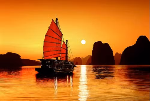  | Majesty: Discovering Hạ Long Bay on cruise ships is a popular tour for foreign tourists. Photo dulichhalong.net