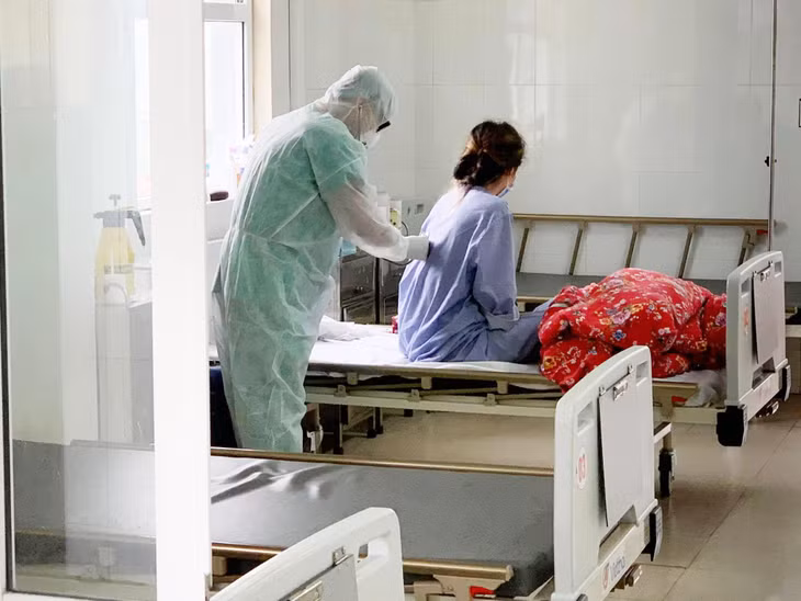 An isolated patient at 2nd Field Hospital 