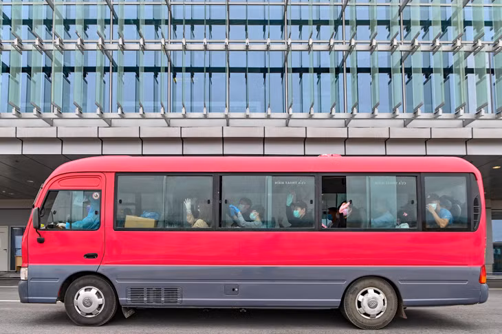 Passengers were then moved to quarantine places as regulated