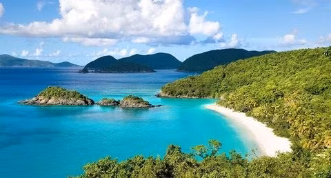 A beach in Van Don Island, one of three special economic zones under planning in Vietnam