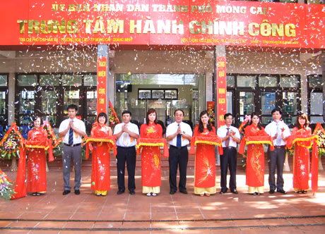 The centre for public administration in Mong CaiCity