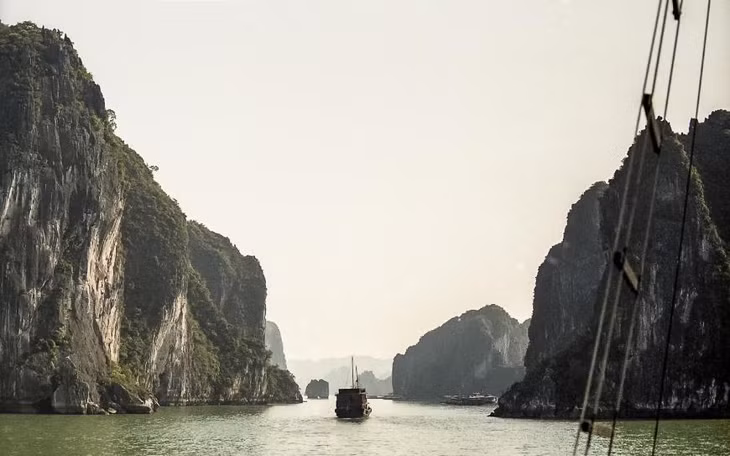 Sculpted by nature, Ha Long Bay encompasses 43,400 hectares of UNESCO-protected seascape. Photo by Frederik Wissink.