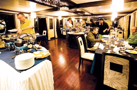 Buffet on the cruise