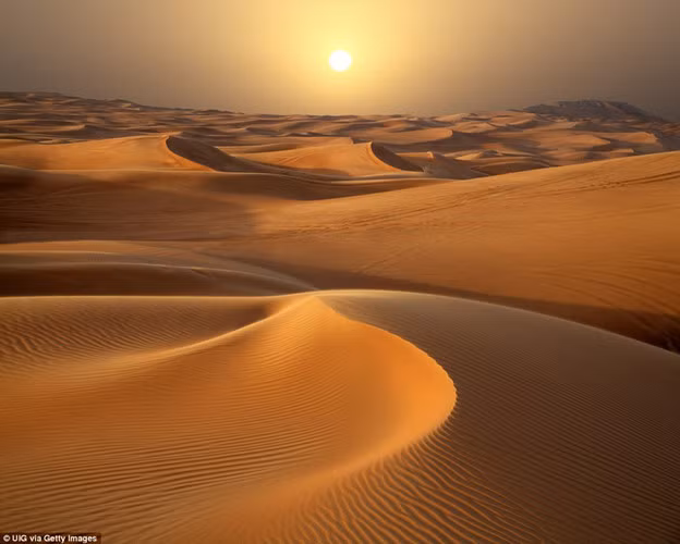 If ever you find yourself in Dubai, make sure you book yourself a desert safari around sunset. It's the best light in which to marvel at those wind-whipped sand dunes for as far as the eye can see
