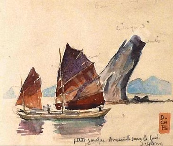 "Halong Bay" by Charles Dominique Fouqueray