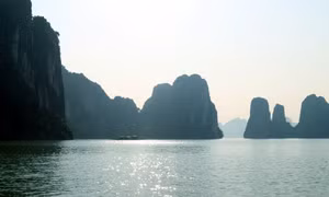 Beautiful landscape at Cap Tao – Van Boi area on Ha Long Bay