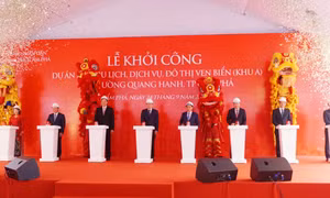 Construction of Quang Hanh Tourism, Service and Coastal Urban Area Project commenced