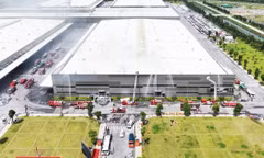 Overview of large-scale, modern firefighting and rescue drill