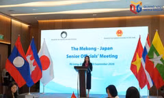 Deputy Foreign Minister Nguyen Minh Hang speaks at the Mekong-Japan Senior Officials’ Meeting.