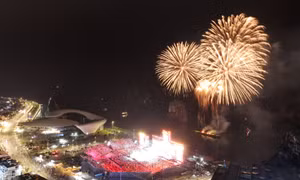 Ha Long concert - A breathtaking view from above