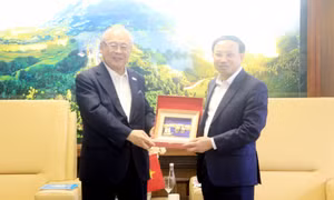 Provincial Party Secretary Nguyen Xuan Ky received Special Advisor of the Japan - Vietnam Friendship Parliamentary Alliance