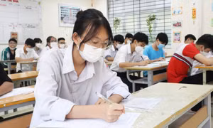 Over 15,000 students sit for high school entrance exam