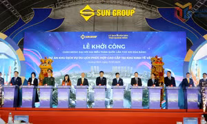 Groundbreaking of the high-end integrated tourism and services complex in Van Don Economic Zone
