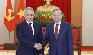 Party chief highlights defence and security cooperation with Russia