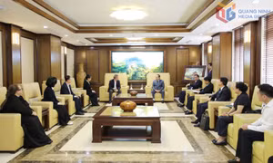 Quang Ninh Provincial Party Secretary holds courtesy meeting with Thailand’s Central Retail Group